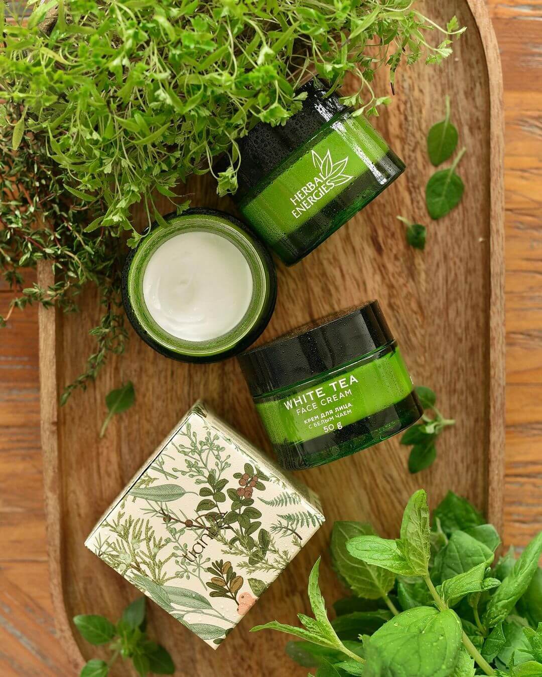 крем с бял чай