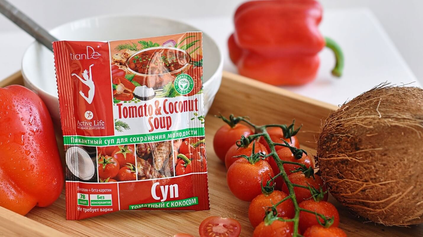 доматена супа